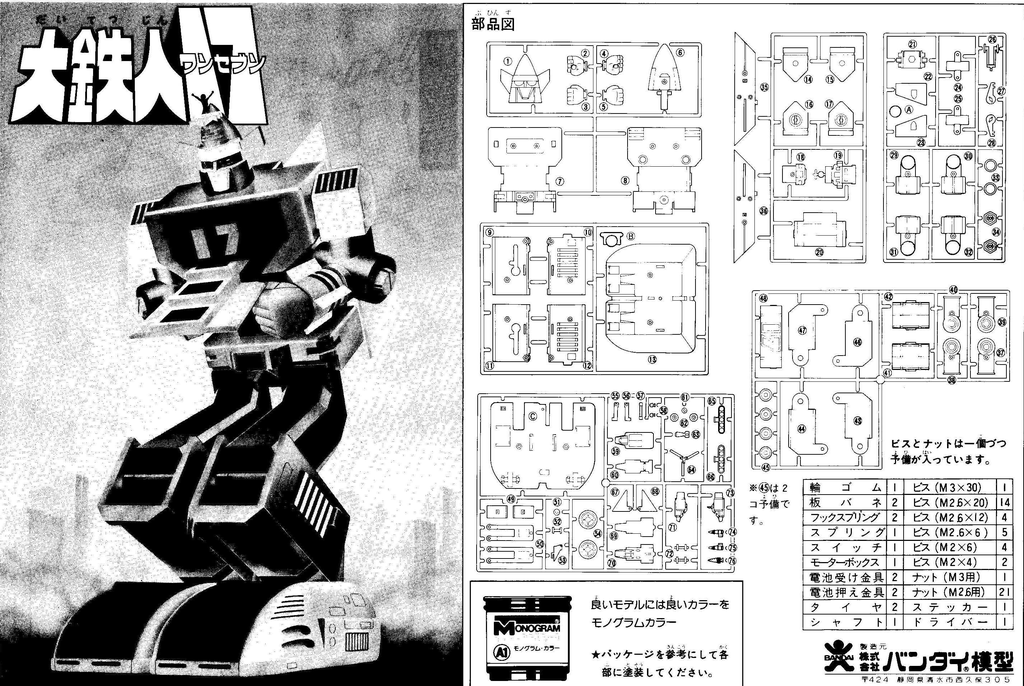 模型 大鉄人１７ その２ 未完成組曲 趣味篇